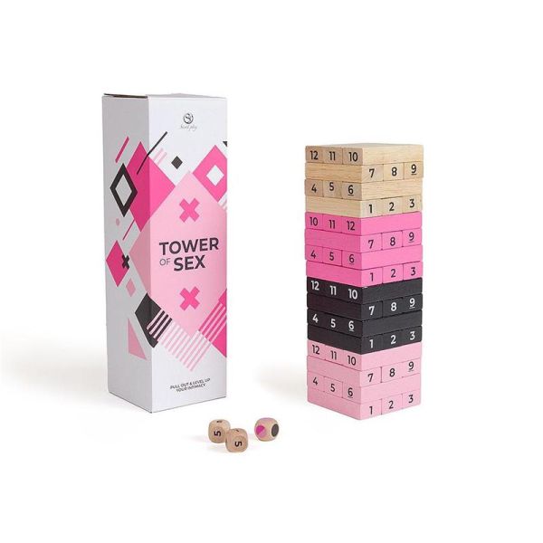 Secret Play houten spel Tower of Sex (meertalig incl. Nederlands)