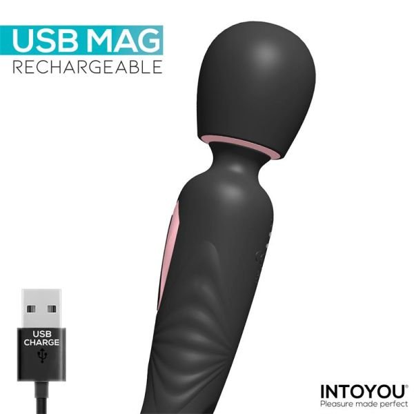 IntoYou Lexy Vibrating Wand with Internal Flipping
