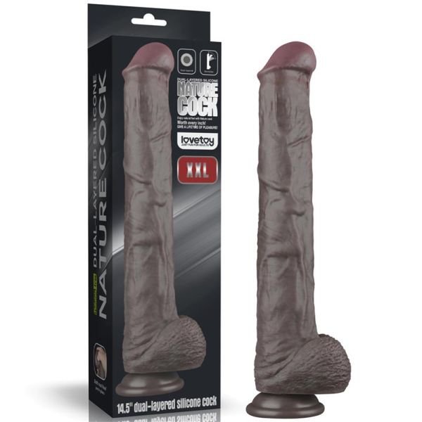 Lovetoy Dual Layered Bendable Dildo XXL 14,5"