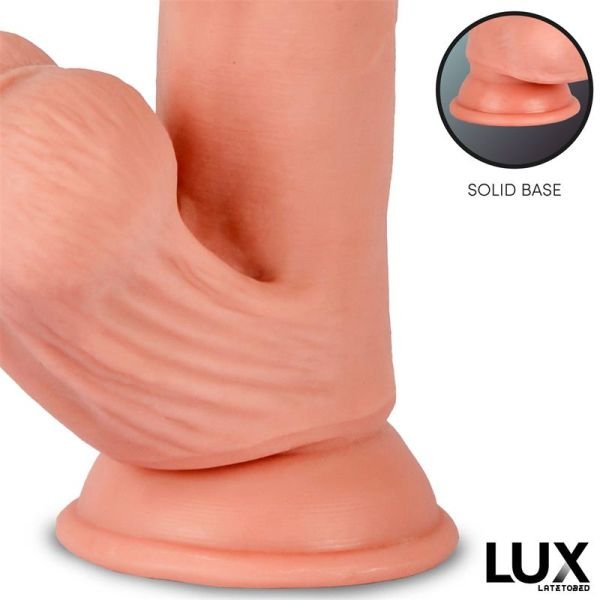 Lux Dirk Triple Density dildo met zwaaiende ballen