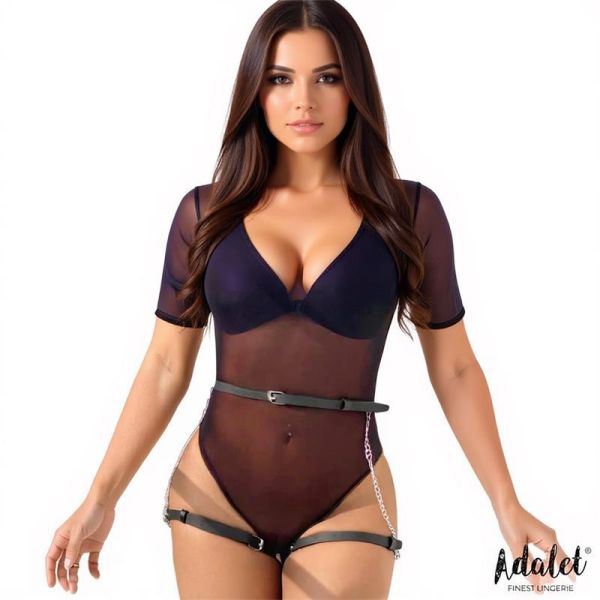 Adalet Lingerie Oriana billenharnas met ketting, one size