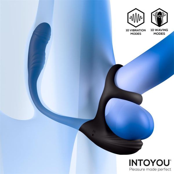 IntoYou Kamber 360º golvende vibrerende buttplug