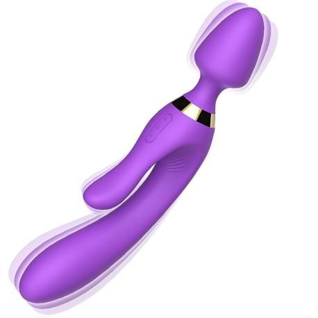 Urban Sky dubbeleindige wand vibrator en G-spotvibrator, paars