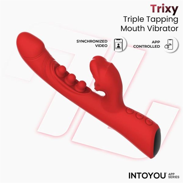 IntoYou Trixy Vibrator met Tappen, Bijten en App