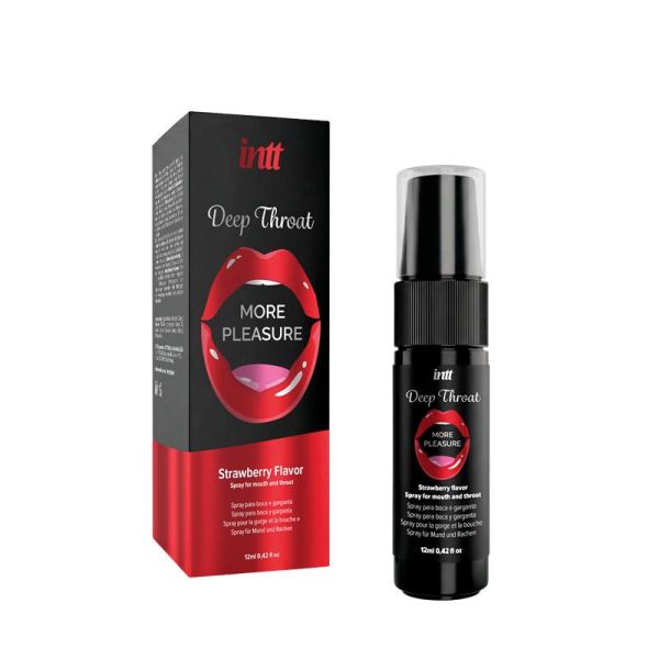 INTT keelspray Deep Throat aardbei 12 ml
