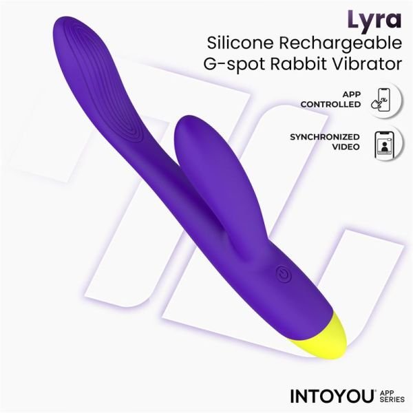 IntoYou Lyra G-spot rabbitvibrator (paars)