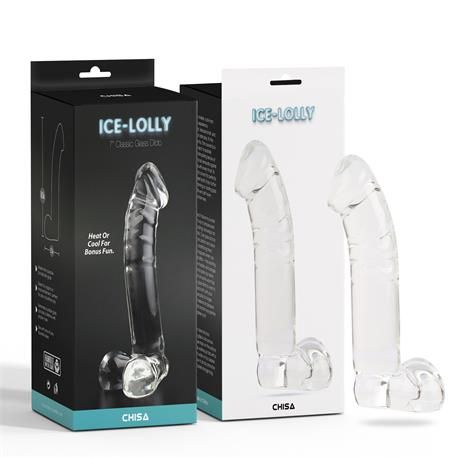 Chisa realistische glazen dildo 6,9"
