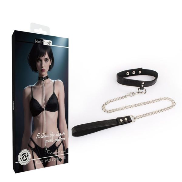 Chisa Halsband met riem voor koppels
