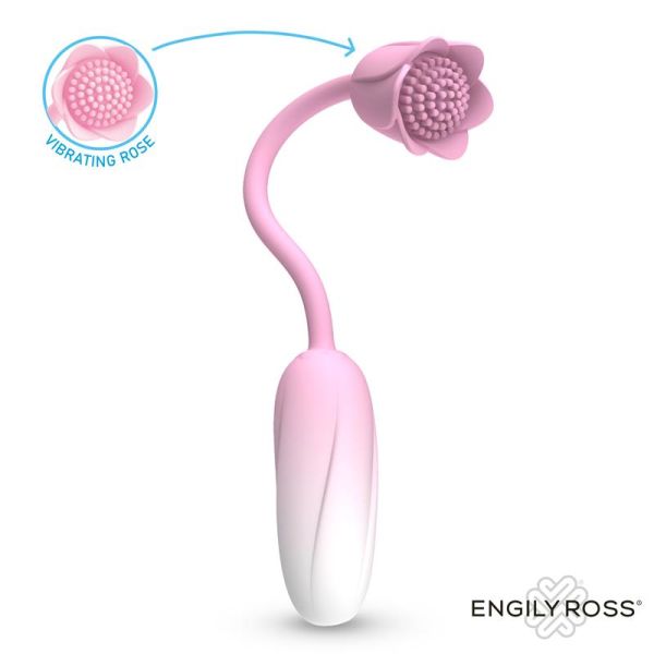 Engily Ross Florae vibratie-ei met roosstimulator en afstandsbediening