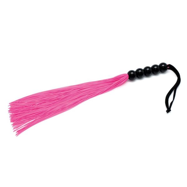 Bondage Play Flogger siliconen Roze 38 cm