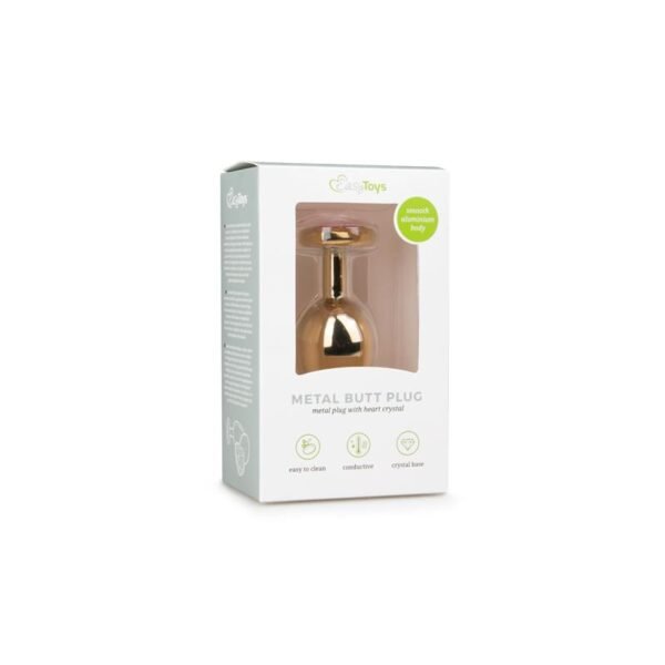 Metalen Buttplug No. 7 - Gold / Roze - Afbeelding 4