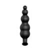 Anal Bubble Plug Black Silicone - Afbeelding 2