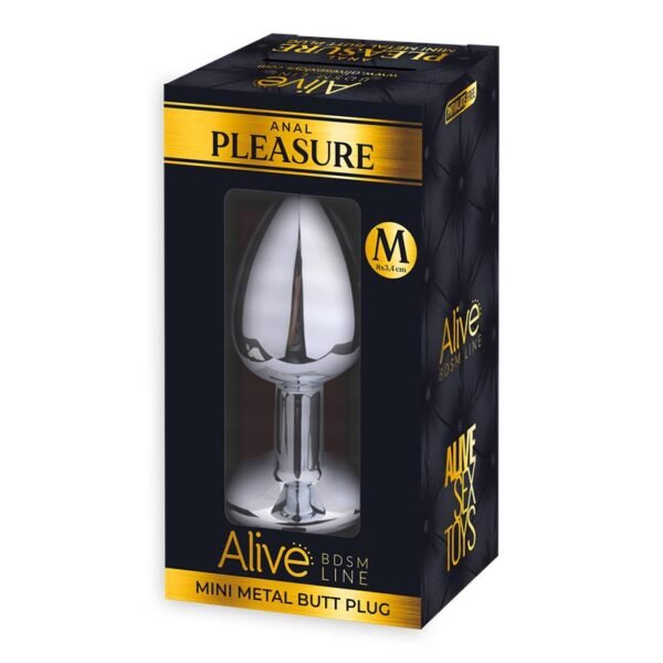Buttplug met Rood Juweel Maat M - Afbeelding 2