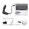 Anal Stimulator Inflatable Leonard Siliconen USB Zwart - Afbeelding 4
