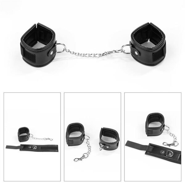 Bondage Kit Deluxe with Vibrator Black - Afbeelding 4