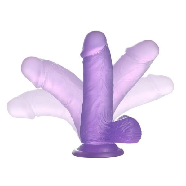 Dildo Jelly Studs 6 Purple - Afbeelding 5