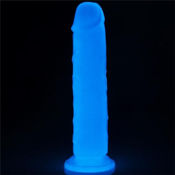 Dildo Lumino 8 Blauw Licht