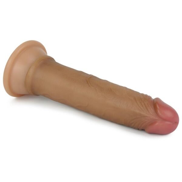 Dildo Nature 7 Liquid Siliconen Brown - Afbeelding 3
