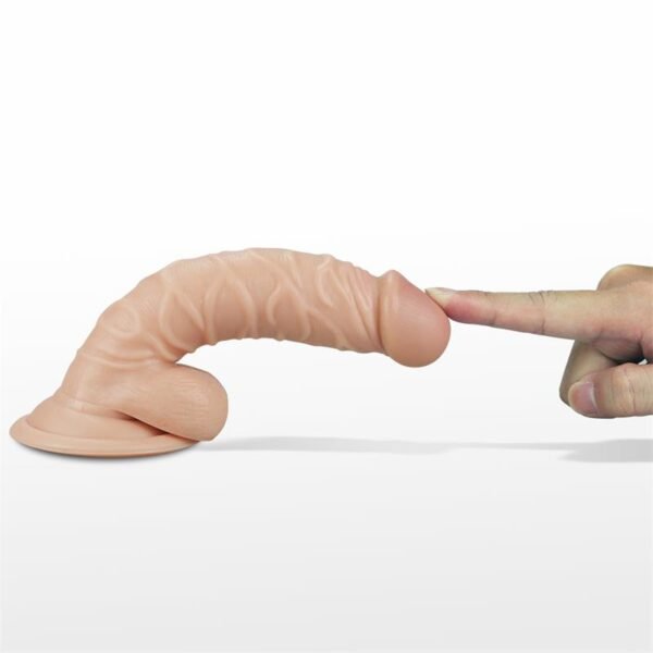 Dildo Real Extreme with Vibration 7.5 Flesh - Afbeelding 3