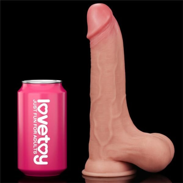 Dildo Sliding Dual Layer 8.5 Natural - Afbeelding 12