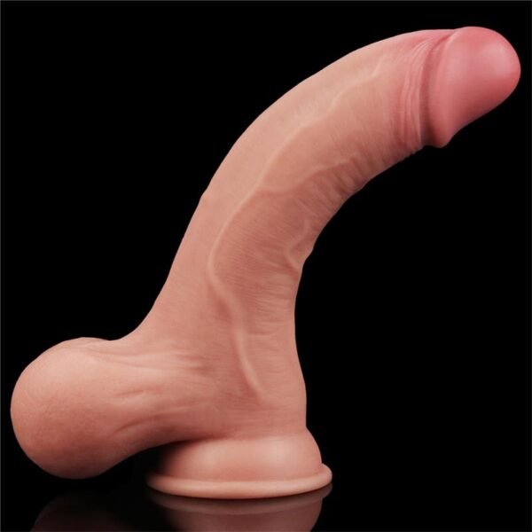 Dildo Sliding Dual Layer 8.5 Natural - Afbeelding 5