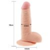 Dildo de Ultra Soft Dude 7.5 Flesh - Afbeelding 5
