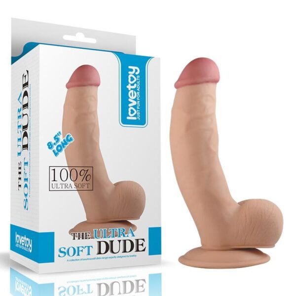 Dildo de Ultra Soft Dude 8.5 Flesh - Afbeelding 7