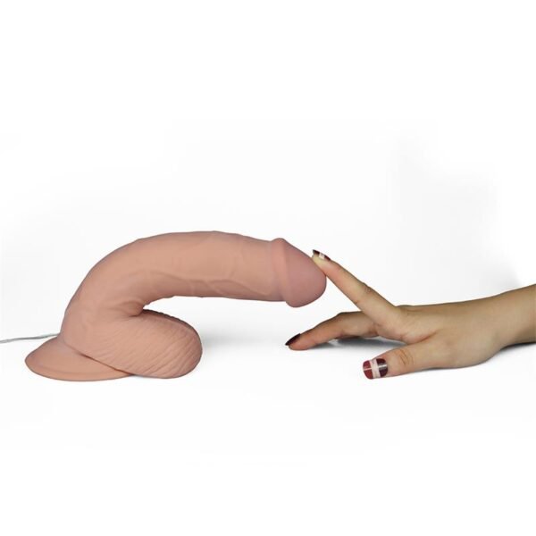 Dildo The Ultra Soft Dude con Vibración 8.8 Natural - Afbeelding 4