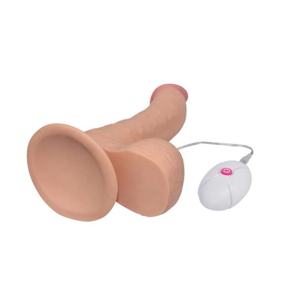 Dildo The Ultra Soft Dude con Vibración 8.8 Natural - Afbeelding 5