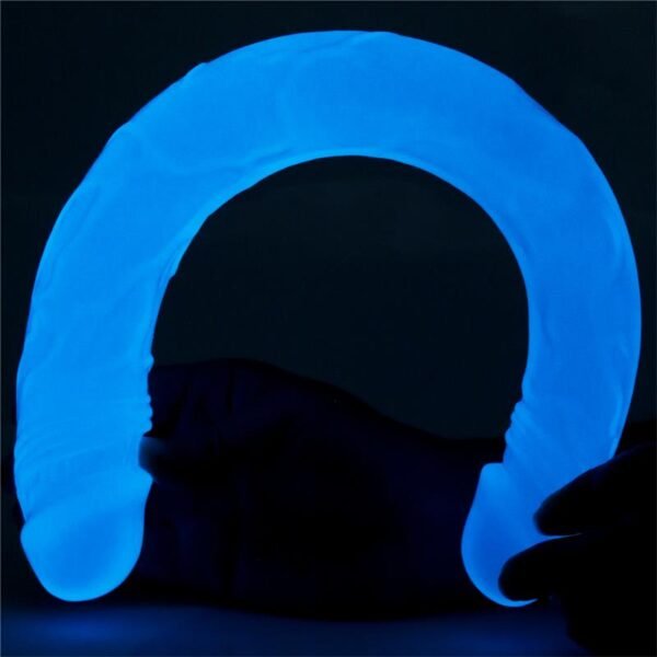 Double Dildo Lumino 14.5 Blue Light - Afbeelding 2