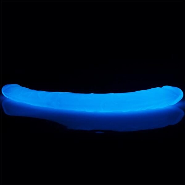 Double Dildo Lumino 14.5 Blue Light - Afbeelding 4