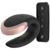 Dubbele Love Luxury Partner Vibrator met App Zwart - Afbeelding 2