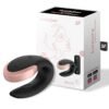 Dubbele Love Luxury Partner Vibrator met App Zwart