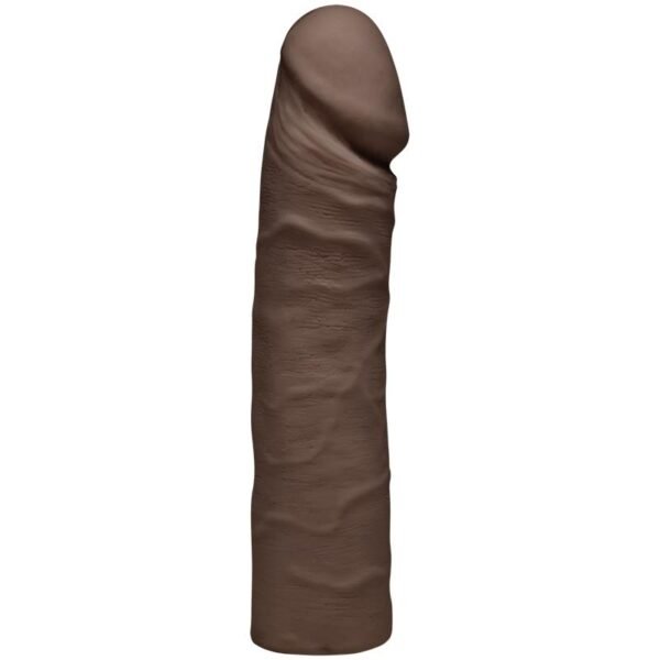 Dual density Dubbele Dildo Dubbele D 16 Chocolade - Afbeelding 2