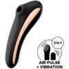 Dual Kiss Clitoris Zuig en Vibe 2 in 1 Zwart