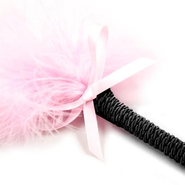 Feather Tickler met Bow 25 cm Roze - Afbeelding 3