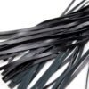 Flogger Diamond Pattern with Metal Hardware 39 cm Black - Afbeelding 5