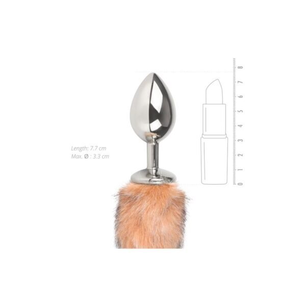 Fox Tail Plug No. 3 - Silver - Afbeelding 4