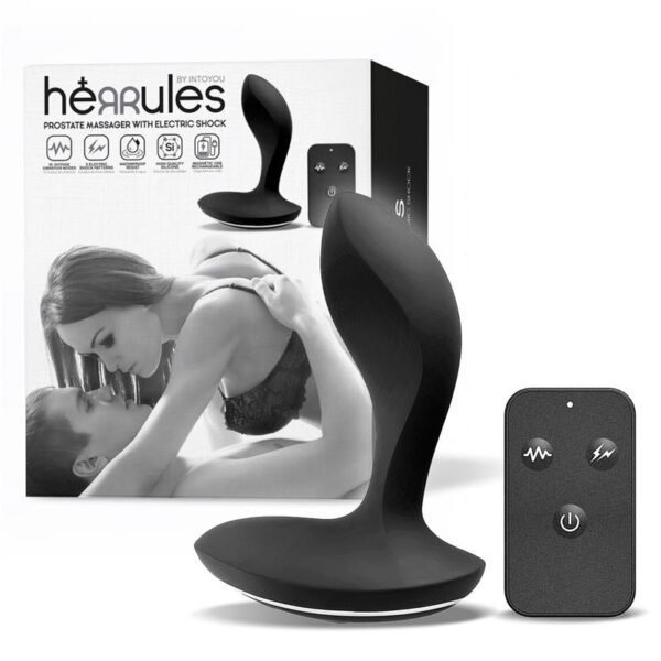 Herrules Prostaat Massageapparaat met Electric Shock en Vibratie en Afstandsbediening