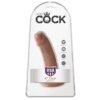 King Cock Dildo 6 - Tan - Afbeelding 2
