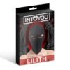 Lilith Incognito Mask with Opening in the Eyes Black - Afbeelding 3