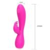 Magic Stick Rabbit Vibe with Pulsation Fuchsia - Afbeelding 2