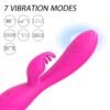 Magic Stick Rabbit Vibe with Pulsation Fuchsia - Afbeelding 3