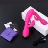 Magic Stick Rabbit Vibe with Pulsation Fuchsia - Afbeelding 7