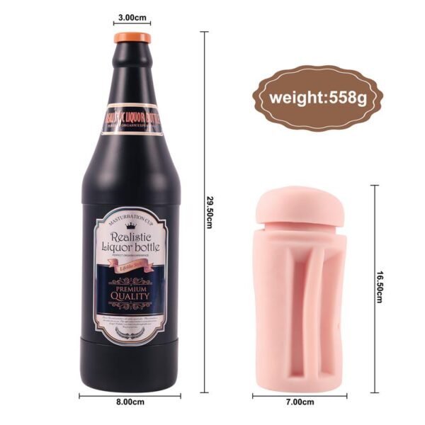 Male Masturbator Vagina Sonya Beer Bottle - Afbeelding 7