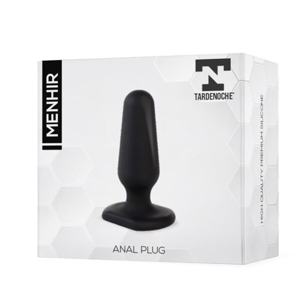 Menhir Anal Plug Silicone Black - Afbeelding 2