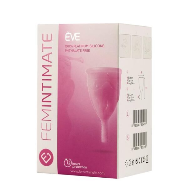 Menstrual Cup íˆve Roze Maat L Platinum Siliconen - Afbeelding 2
