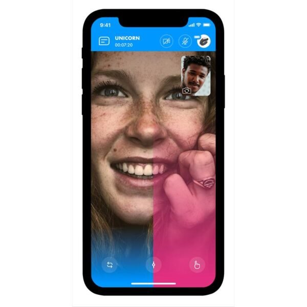 Mighty One Vibrating Ring with APP Blue - Afbeelding 14