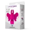 Monarch Butterfly Vibrating Bullet Silicone Pink - Afbeelding 2