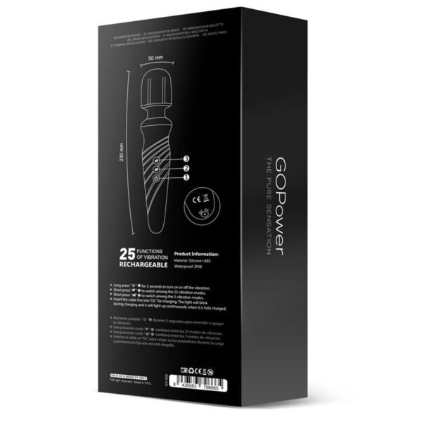 Noah Wand Massageapparaat USB Siliconen - Afbeelding 6